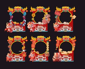 新年年货节摊位美陈