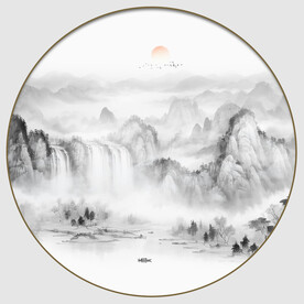 新中式山水画
