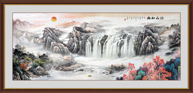 国画山水画