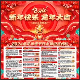 2024年春节宣传栏