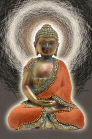 3D佛像玄关装饰画