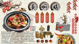 黄焖鸡背景墙