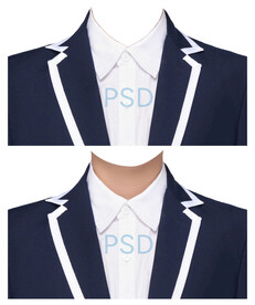 小男孩西装套装证件照衣服素材