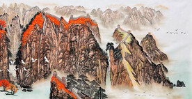 客厅山水画