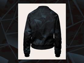 几何渐变高清分层印花