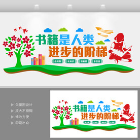 图书馆文化墙
