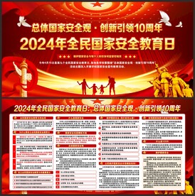 全民国家安全教育日宣传栏