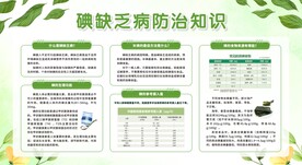 科学补碘展板