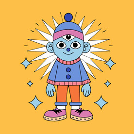 矢量动漫卡通人物设计元素