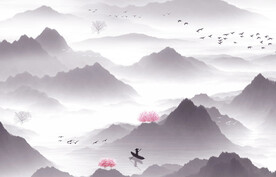 水墨山水画