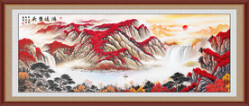 鸿运当头国画