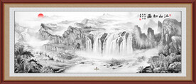 水墨国画山水画