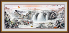 办公室山水画