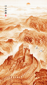 玄关山水画
