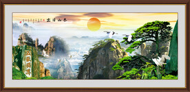 泰山风景画