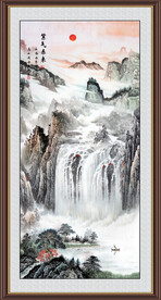 玄关山水画