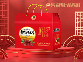 红枣包装平面图图片