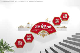 调解楼梯文化墙