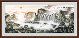 聚宝盆风水画
