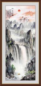 玄关山水画