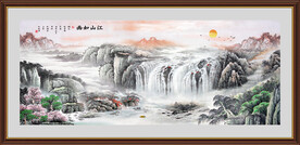 国画山水画