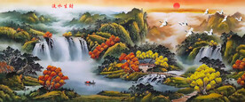 客厅山水画