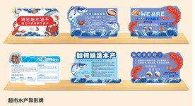 水产异形牌