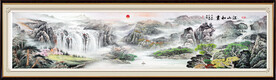 巨幅山水画