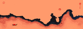 抽象水墨画