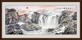 国画山水画