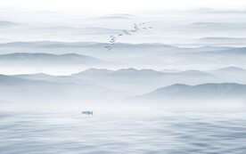 群山远山背景图