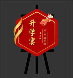 升学宴水牌