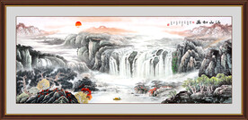 国画山水画