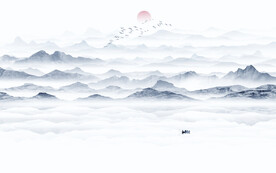 意境水墨山水