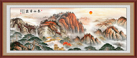 泰山日出五岳独尊