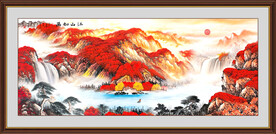 办公室山水画