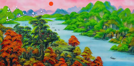 山水风景画