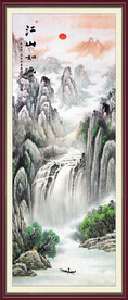 玄关山水画