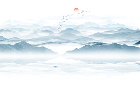 禅意水墨山水