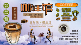 咖啡馆背景墙