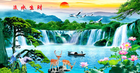 山水风景画