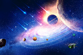 星空流星太阳系