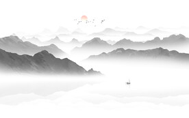 新中式山水画