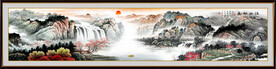 国画山水画