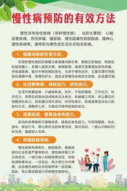 预防慢性病的有效方法