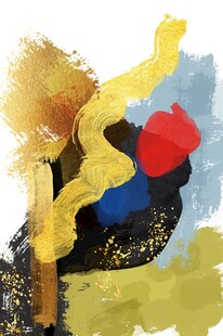 抽象油画