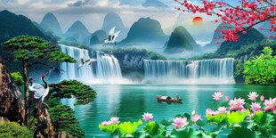 山水风景画