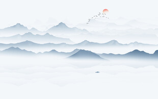 水墨山水画