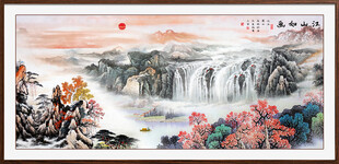 客厅中国画