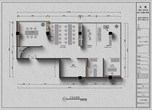 室内设计彩平图奶油风格